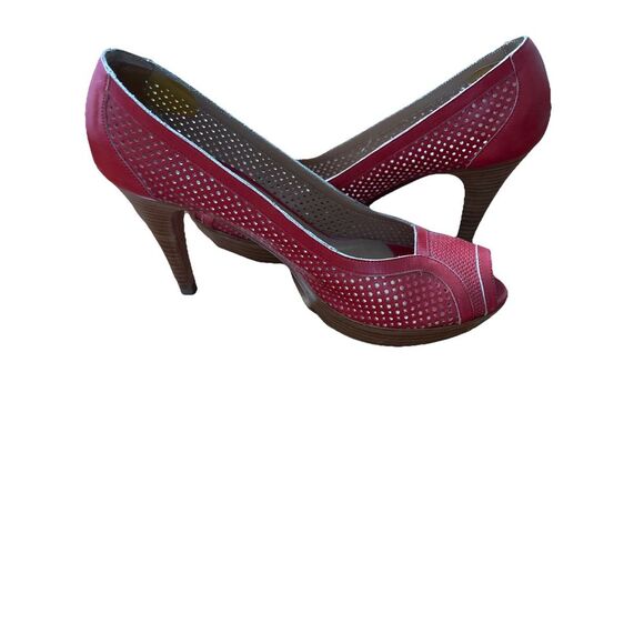 Fratelli Rossetti Shoes - Fratelli Rosetti Red Heels Made In Italy Size 37.5/7.5 US